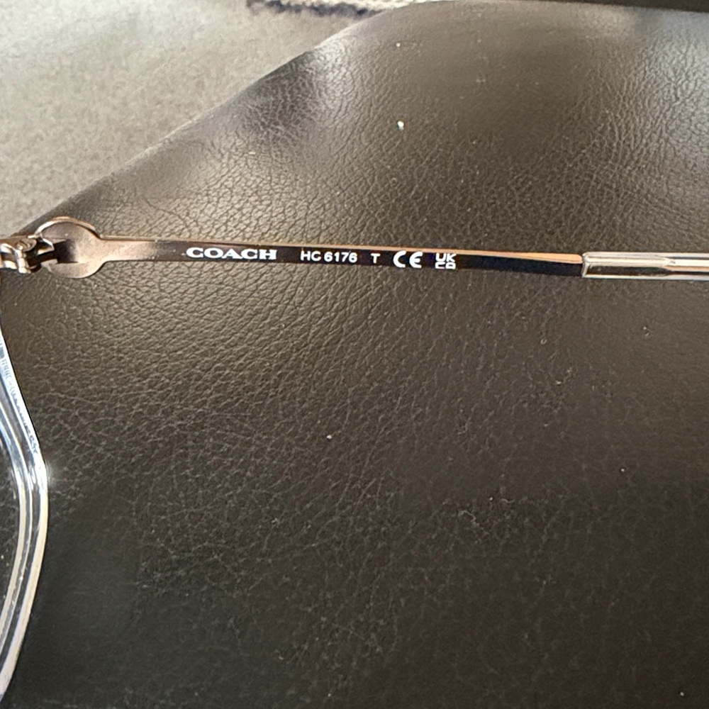 Coach Transparent Frame Eyeglasses - Picture 3 of 7